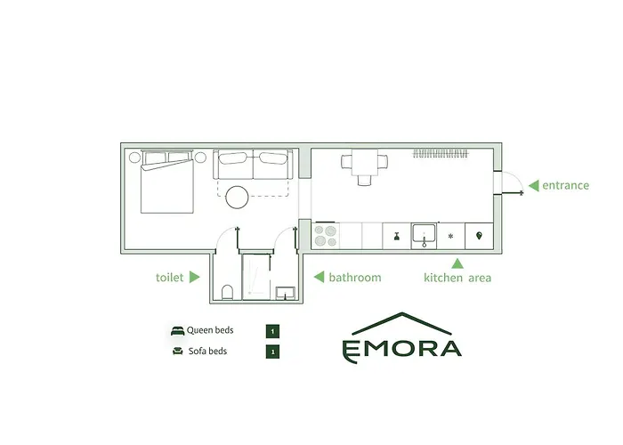 公寓 Emora Modern Center 布拉格